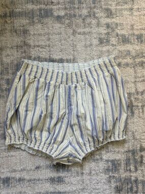 NWOT Urban Outfitters Blue and White Striped Shorts